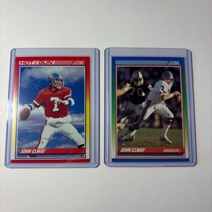 John Elway 1990 Score Football Trading Cards NFL